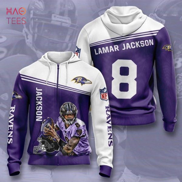 Baltimore Ravens And Lamar Jackson 3D Hoodie