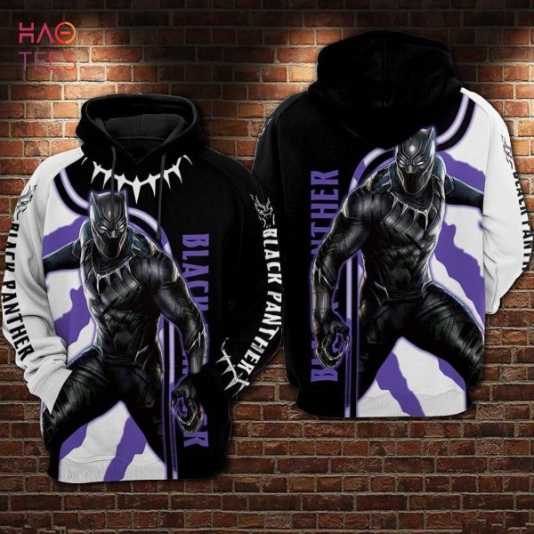 Black Panther Marvel Comics Walt Disney 3D Hoodie