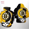 Boston Bruins NHL Skull Punisher 3D Printed Hoodie