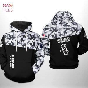 Chicago White Sox MLB Camo Veteran 3D Printed Hoodie