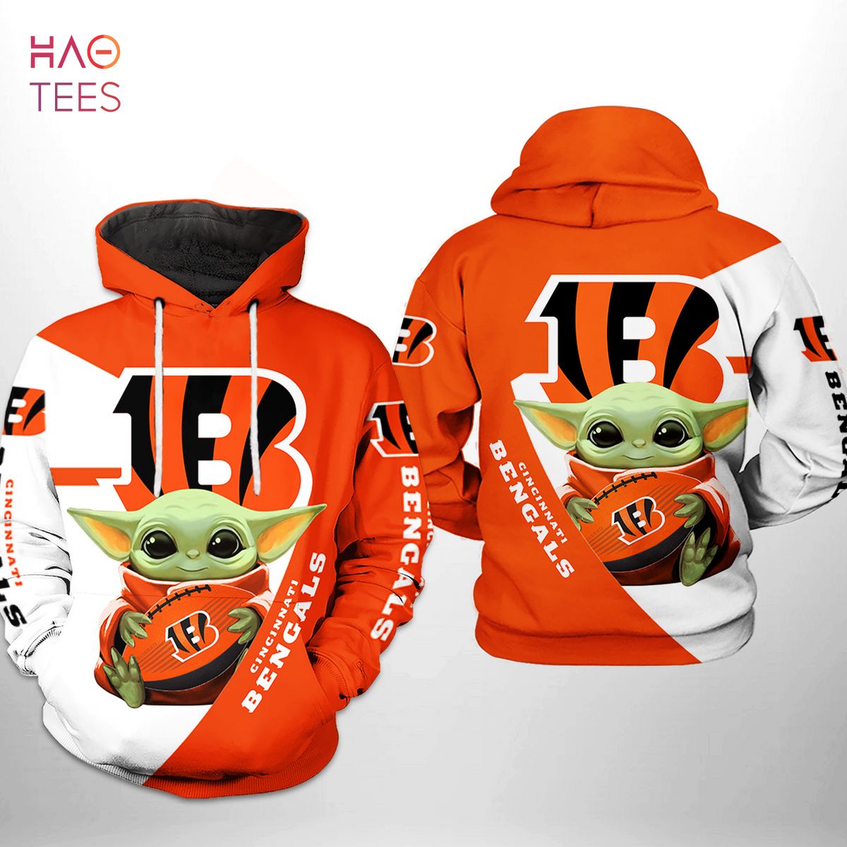 Cincinnati Bengals NFL Camouflage Orange Hoodie, Zip Hoodie 3D All Over  Print For Fans