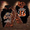 Cincinnati Bengals NFL Camo Veteran Team 3D Printed Hoodie