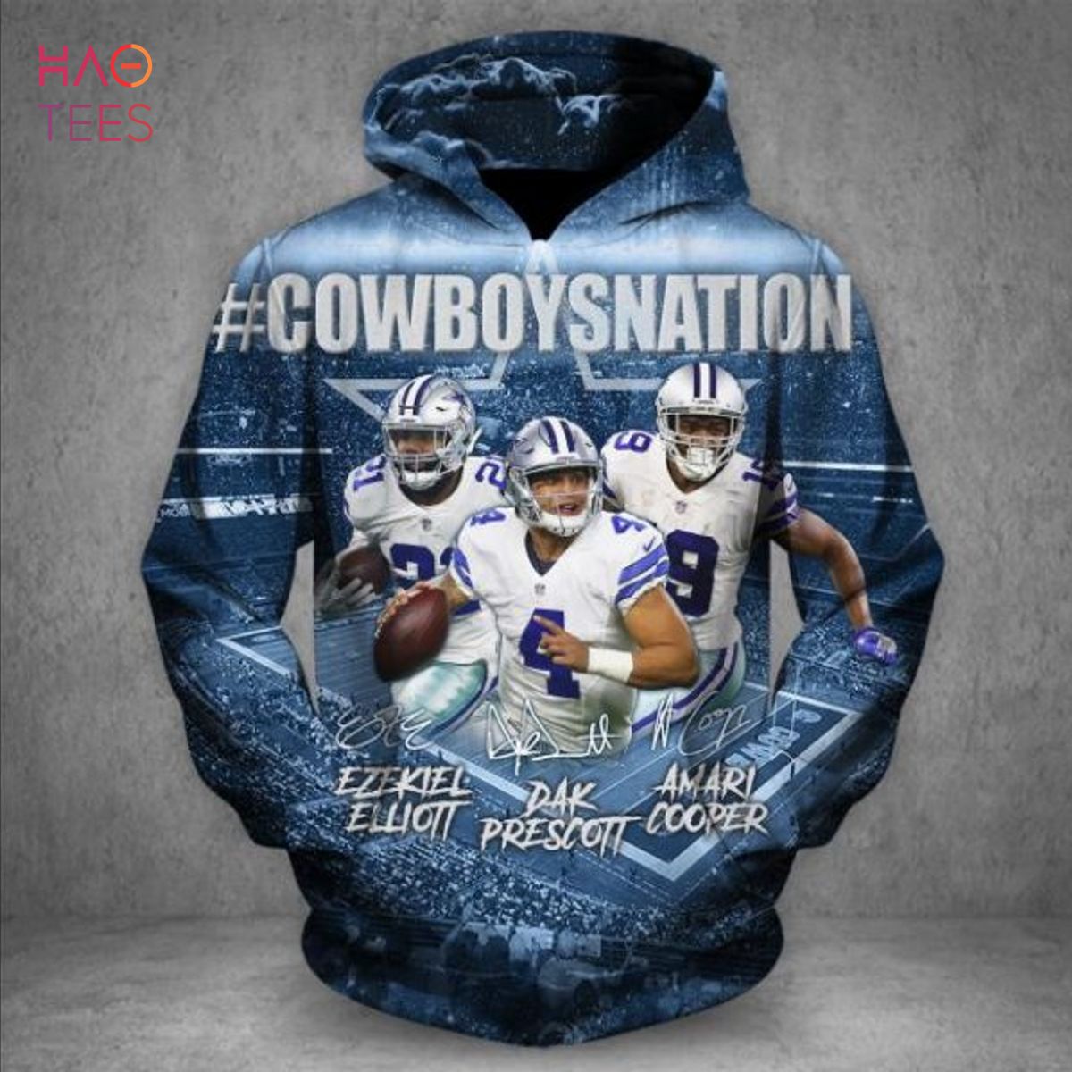 NEW Dallas Cowboys 3D Printed Hoodie NEW Dallas Cowboys 3D Printed Hoodie