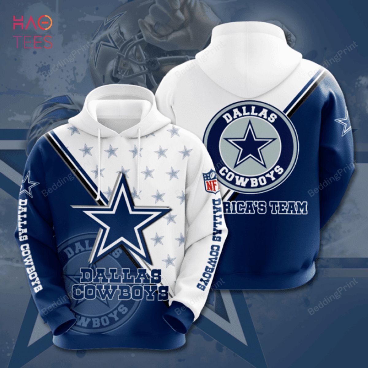 Dallas Cowboys Nfl Dallas Cowboys Apparel 19533 3D Hoodie - Peto Rugs