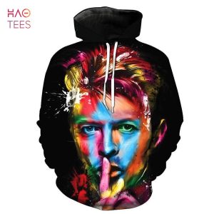 David Bowie 3D Printed Hoodie