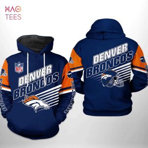 Denver Broncos NFL Team 3D Printed Hoodie