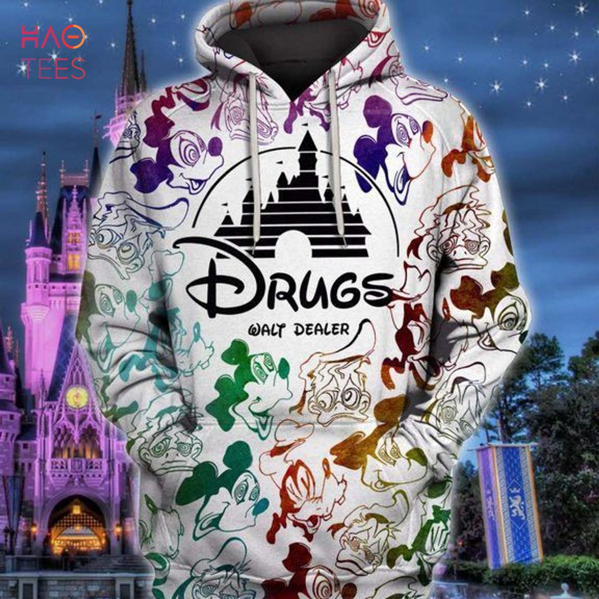 Drugs Walt Dealer Disney 3D Hoodie