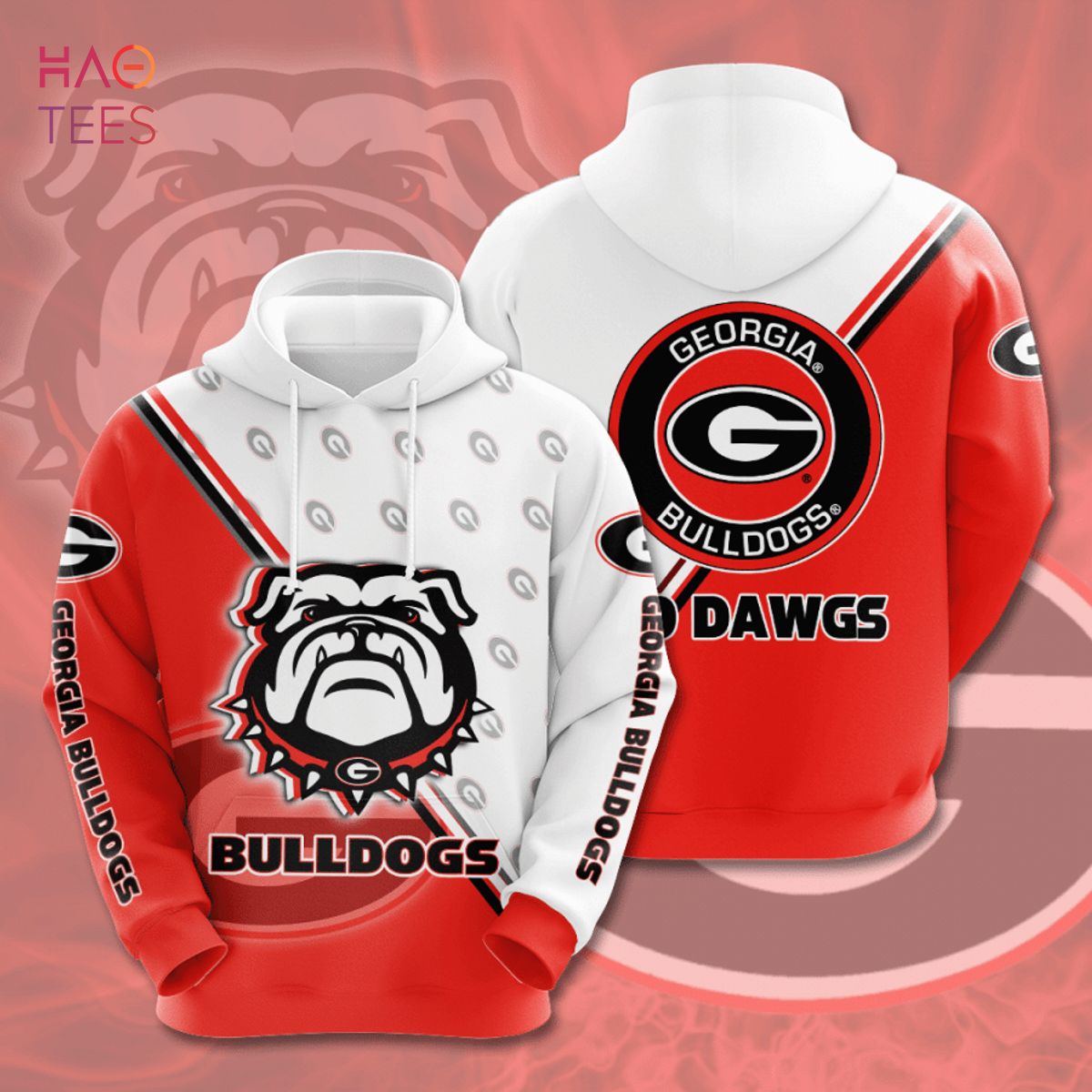 Georgia Bulldogs 3D Hoodie Georgia Bulldogs 3D Hoodie