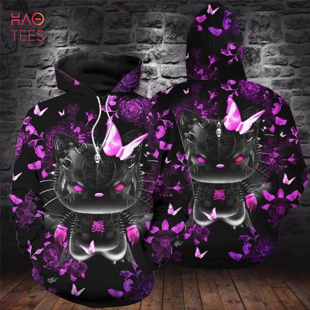 Hello Kitty Butterfly 3D Hoodie