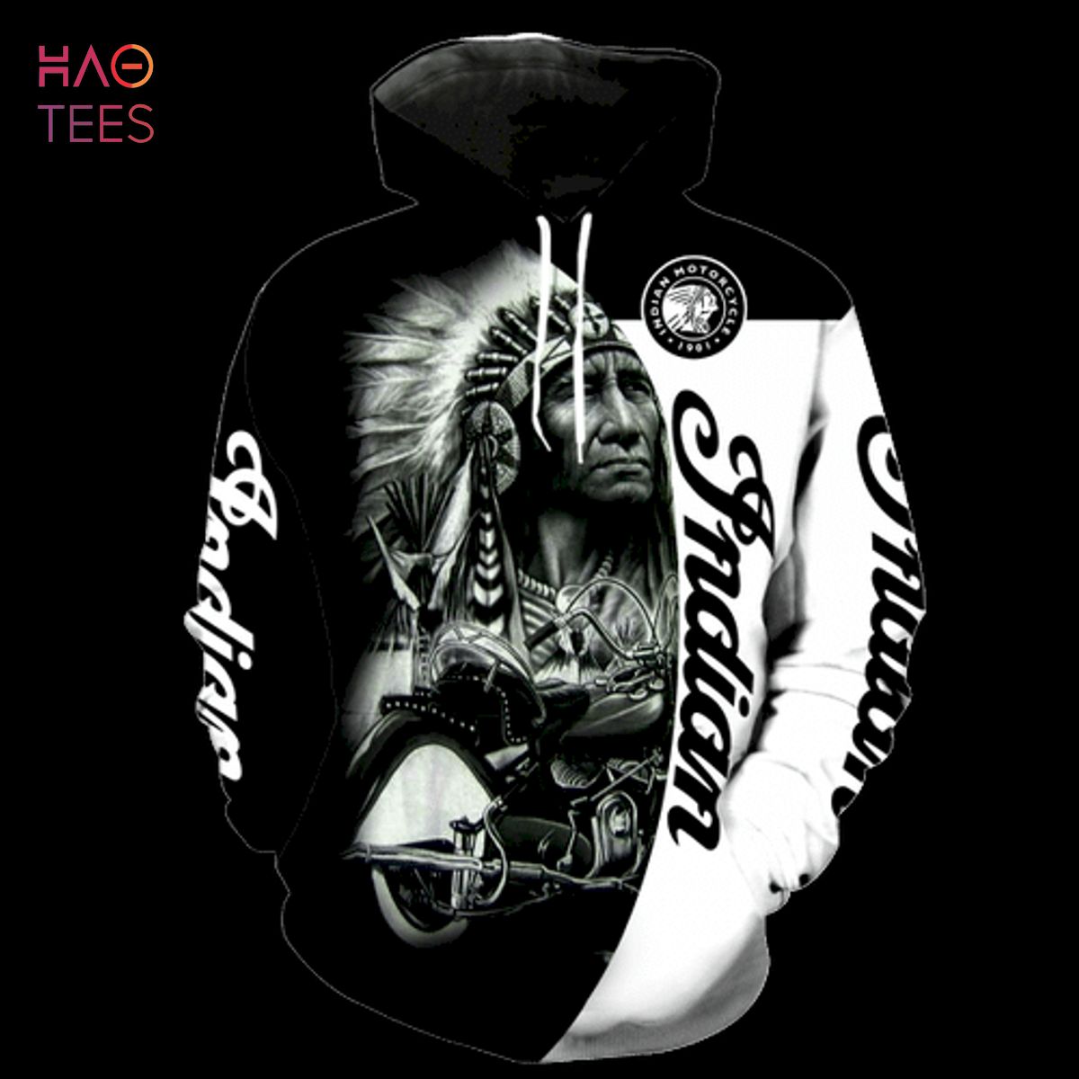 Indian Motorcycle Full All Over Print 3D Hoodie Men And Women