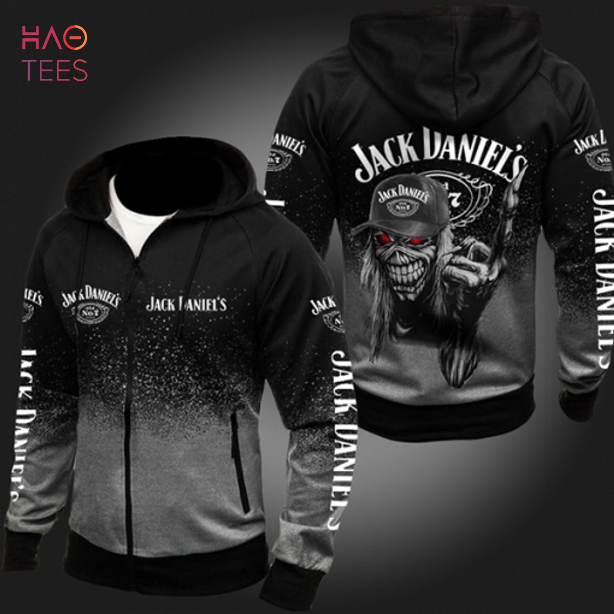 Jack Daniel 3D Printed Hoodie