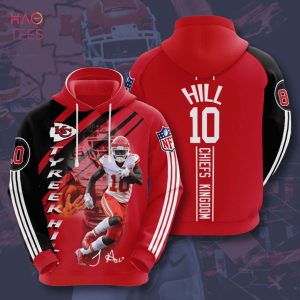 Kansas City Chiefs Tyreek Hill 3D Hoodie