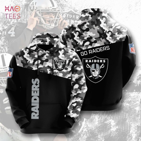 NEW Las Vegas Raiders 3D Hoodie All Over Print