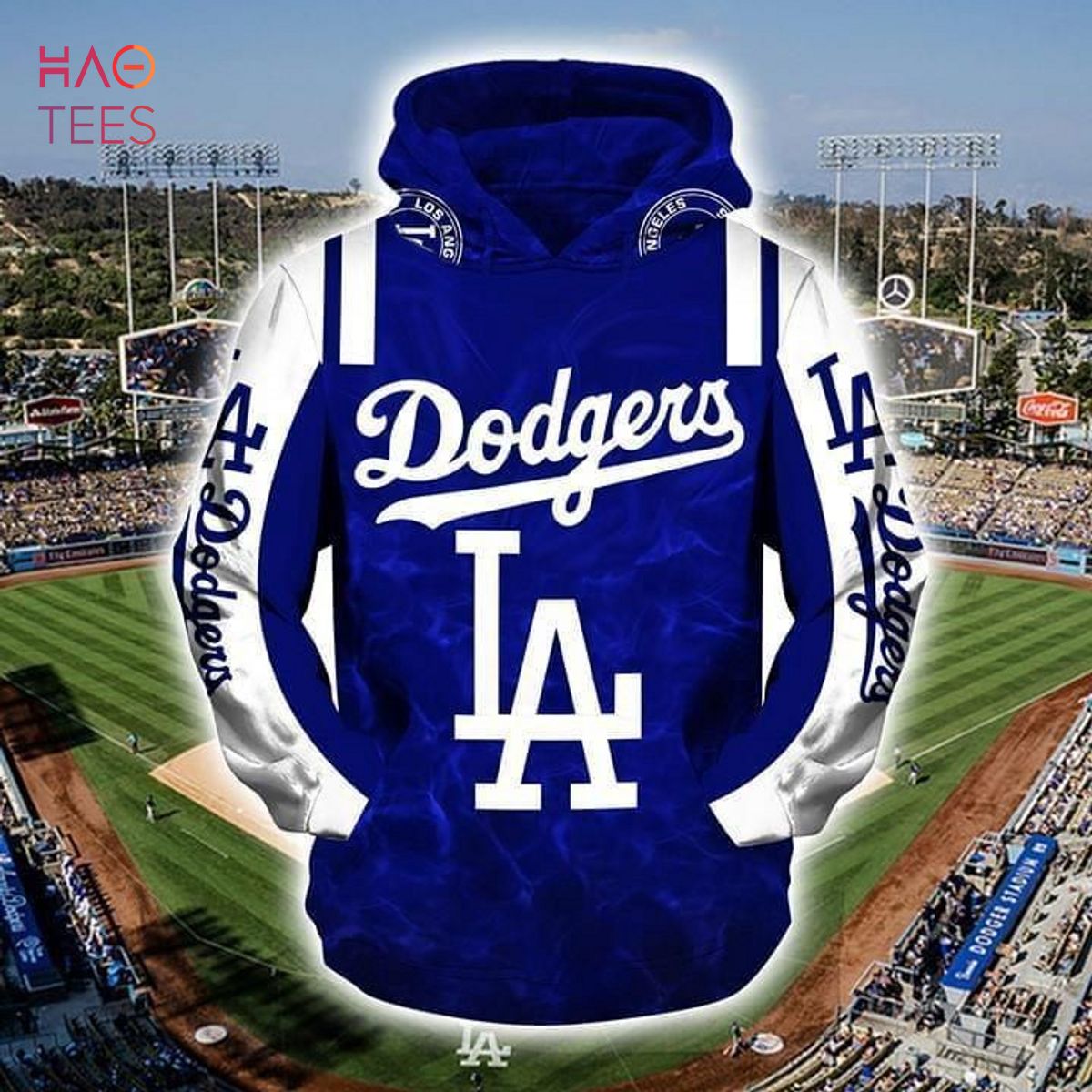 Los Angeles Dodgers Baseball Pullover And Zippered Hoodies Custom 3D Graphic Printed 3D Hoodie