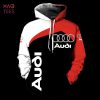 Love Car Audi All Over Print 3D Hoodie