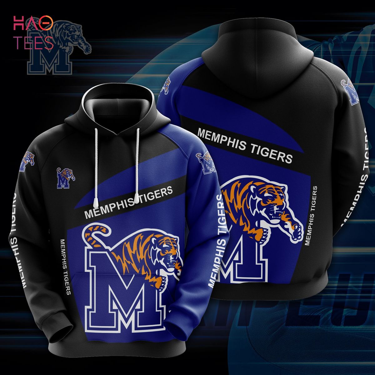 Ncaa Memphis Tigers 3D Printed Hoodie
