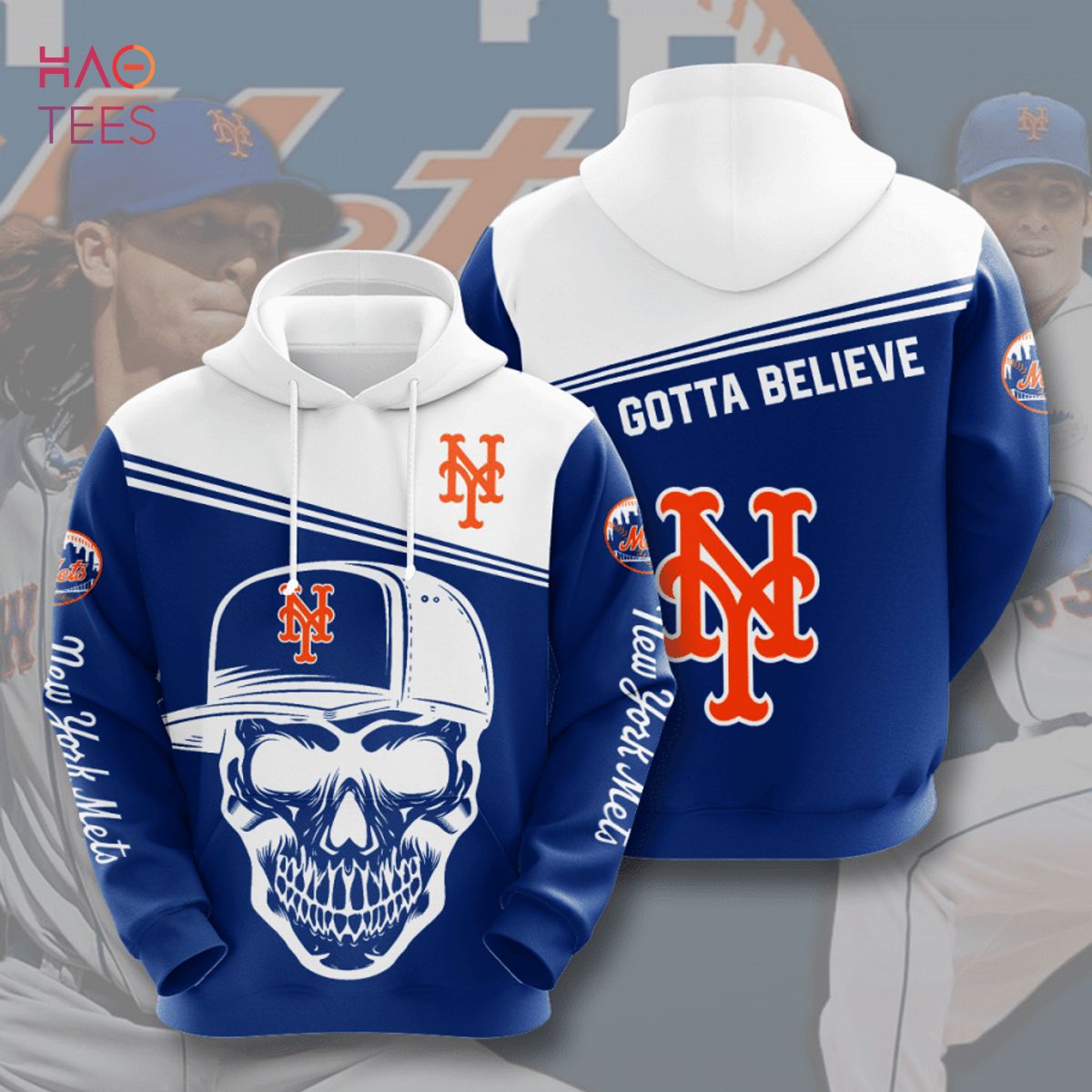 BEST New York Mets 3D Hoodie All Over Printed