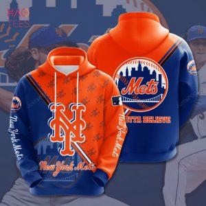 New York Mets Ncaa Football 3d Hoodie For Men For Women New York Mets All Over Printed Hoodie