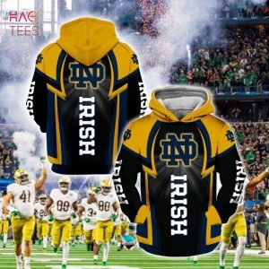 Notre Dame Fighting Irish 3D Hoodie All Over Printed Hoodie