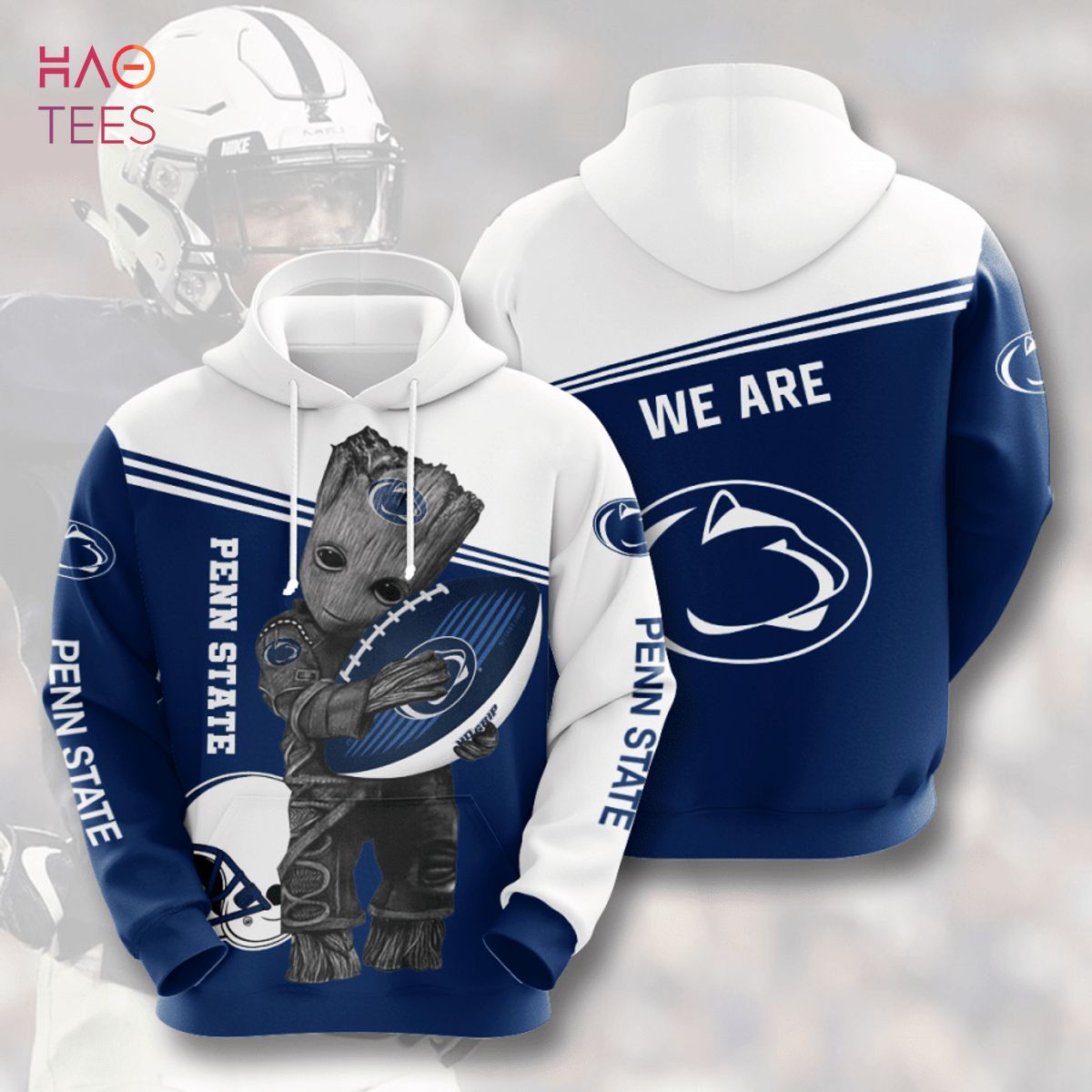 Penn State Nittany Lions 3D Hoodie Penn State Nittany Lions 3D Hoodie
