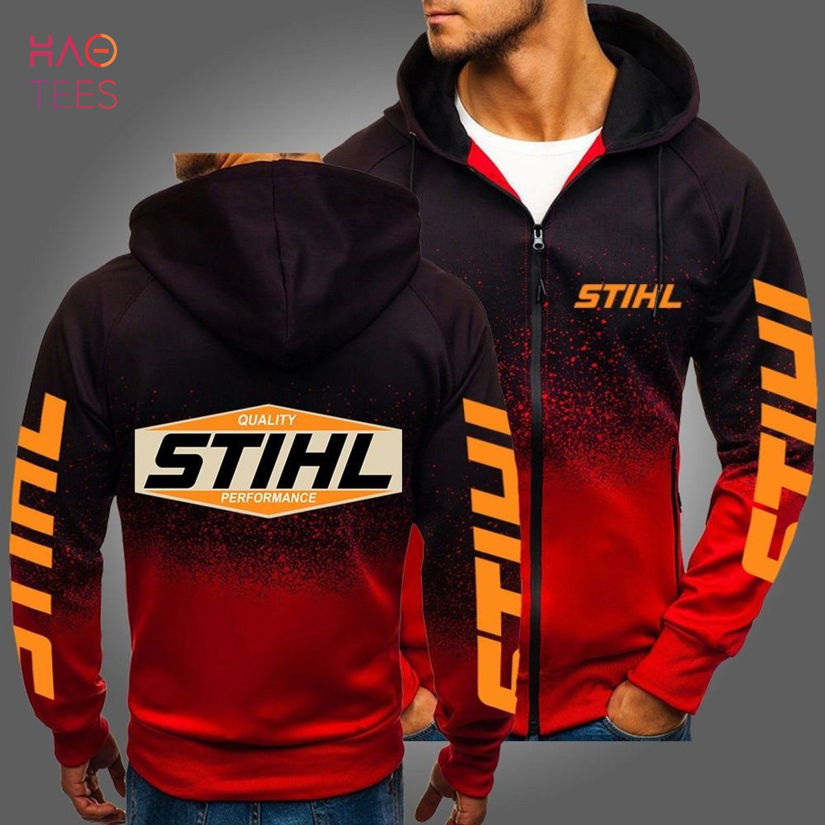 BEST Quality STIHL Performance Zip Up 3D Hoodie For Men For Women