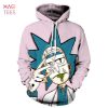 Rihanna Pullover And Zip Pered 3D Hoodie Rihanna Pullover And Zip Pered 3D Hoodie