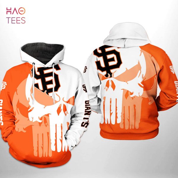 San Francisco Giants MLB Team Skull 3D Printed Hoodie