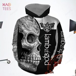 Skull Lamb Of God Rock Band Men and Women 3D Hoodie