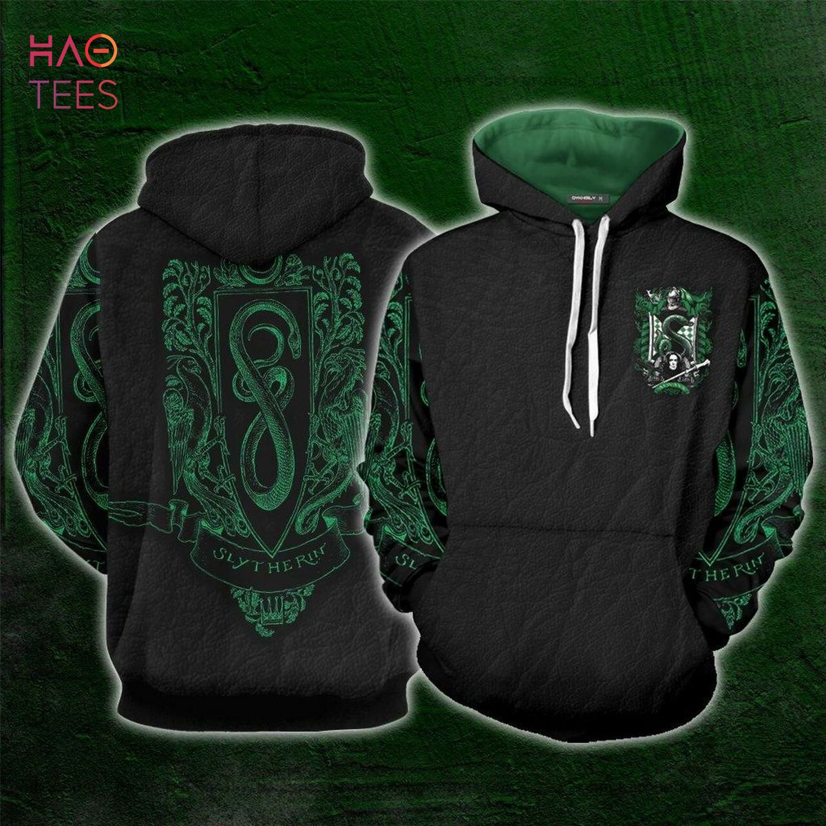 Slytherin Edition Harry Potter 3D Hoodie All Over Print