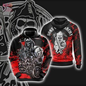 Sons Of Anarchy Unisex 3D Hoodie All Over Print Hoodie