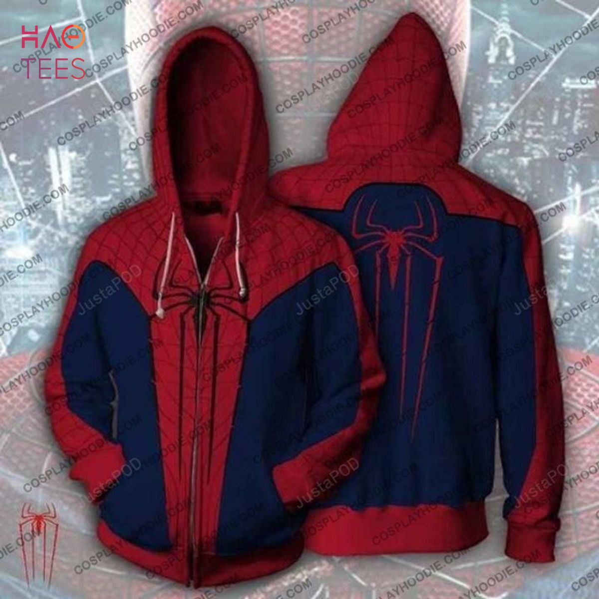 Spiderman 3D Hoodie The Amazing Spider-Man Jacket