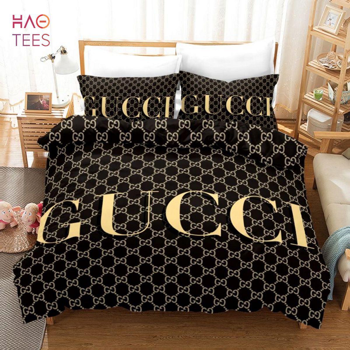 BEST Gucci Duvet Cover and Pillowcase Set Bedding Set Luxury Store