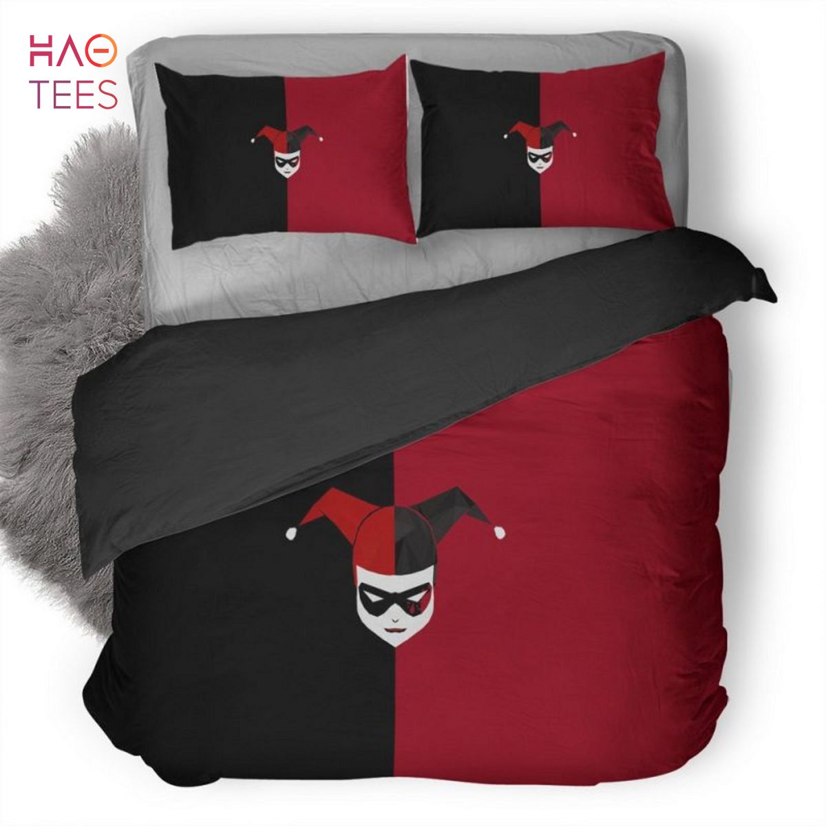 BEST Minimalism Harley Quinn To Duvet Cover and Pillowcase Set Bedding Set