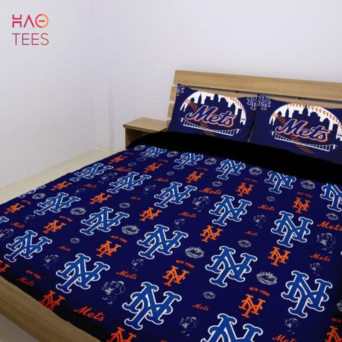 BEST New York Mets Duvet Cover and Pillowcase Set Bedding Set