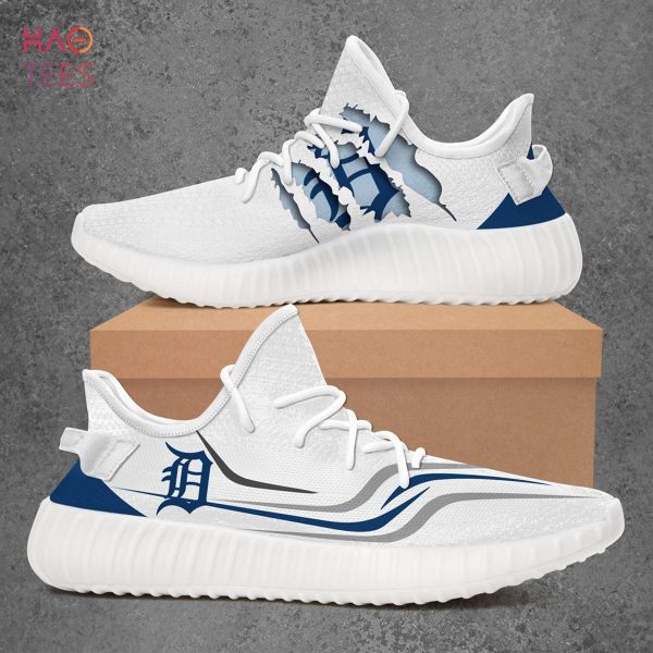 [TRENDDING] Detroit Tigers Mlb Sport Teams Yeezy Sneakers Shoes White