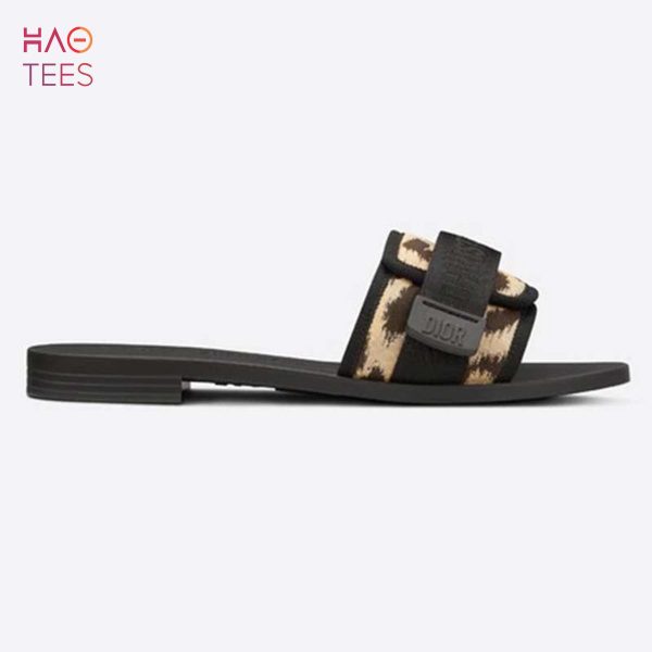 [TRENDDING] Dior Women Dio r Evolution Slide Beige Multicolor Mizza Shiny Technical Fabric