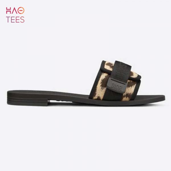 [TRENDDING] Dior Women Dio r Evolution Slide Beige Multicolor Mizza Shiny Technical Fabric