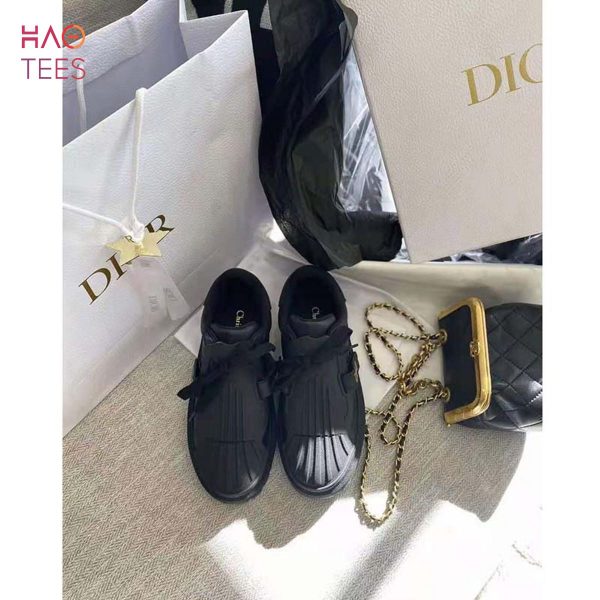 [TRENDDING] Dior Women Dior-ID Sneaker Black Calfskin and Rubber