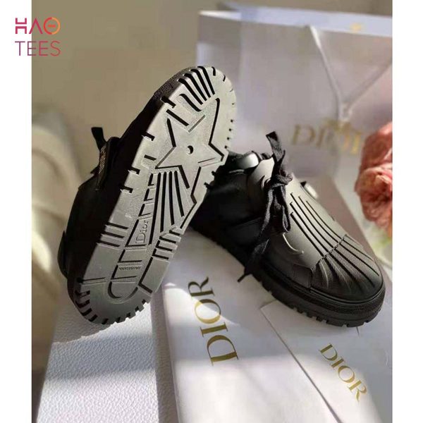 [TRENDDING] Dior Women Dior-ID Sneaker Black Calfskin and Rubber