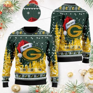 Green Bay Packers Nfl Custom Name Number Ugly Christmas Sweater