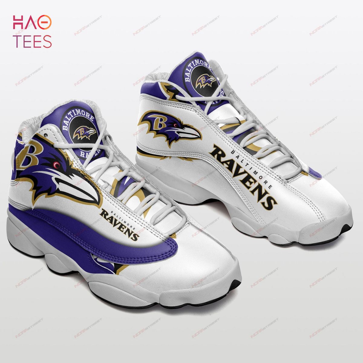 Baltimore Ravens Air Jordan 13 Sneakers 