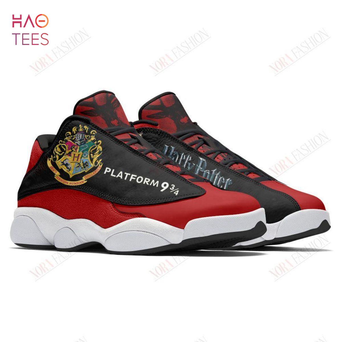G C Luxury Air Jordan 13 Black Red Sneakers - S09