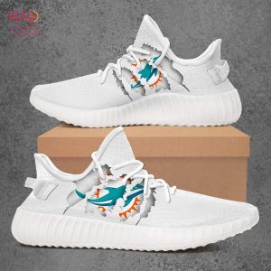 [TRENDDING] Miami Dolphins Nfl Sport Teams Yeezy Sneakers Shoes White