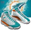 Miami Dolphins Form Air Jordan 13 Football Sneakers Sport Shoes Plus Size