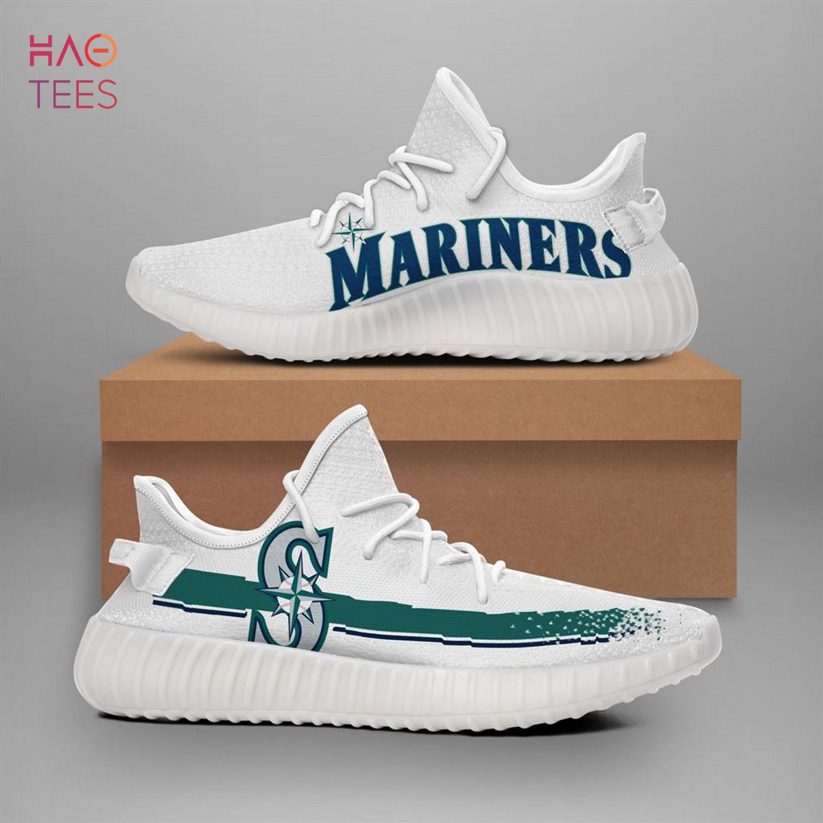 [TRENDDING] Seattle Mariners Mlb Teams Runing Yeezy Sneakers Shoes