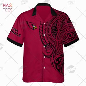 Personalize NFL Arizona Cardinals Polynesian Tattoo Design Hawaiian Shirt