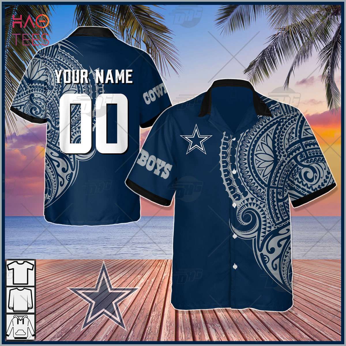 Dallas Cowboys Custom Name Baseball Jersey NFL Shirt Best Gift For