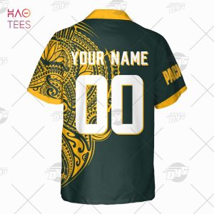 Green Bay Packers NFL Jersey – Polynesian Design White – Anehana