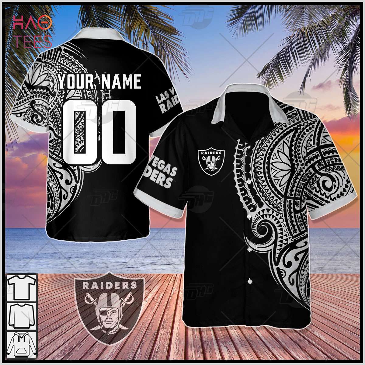 Las Vegas Raiders NFL Hawaiian Shirt 4th Of July Independence Day Best Gift  For Men And Women Fans