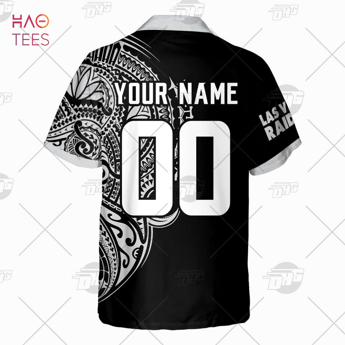 Las Vegas Raiders Hawaiian Shirt NFL Football Custom Name For Men